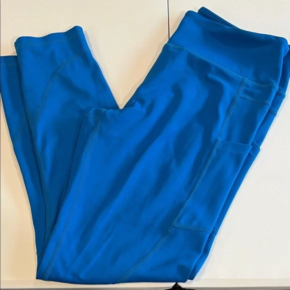 ZYIA Active Royal Electric Blue Leggings - 8-10 - Picture 1 of 5